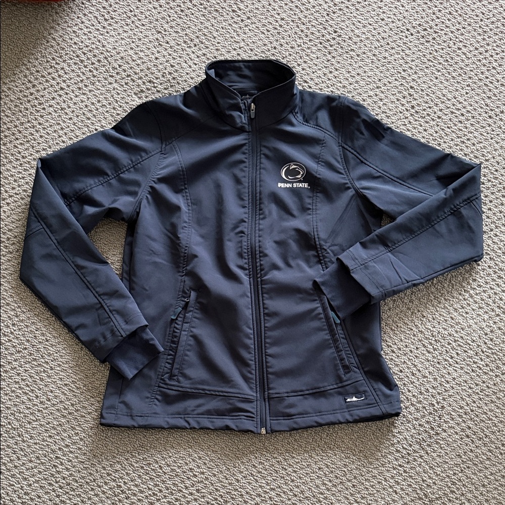 Women's Penn State Navy Utility Softshell Jacket: Nittany Lions